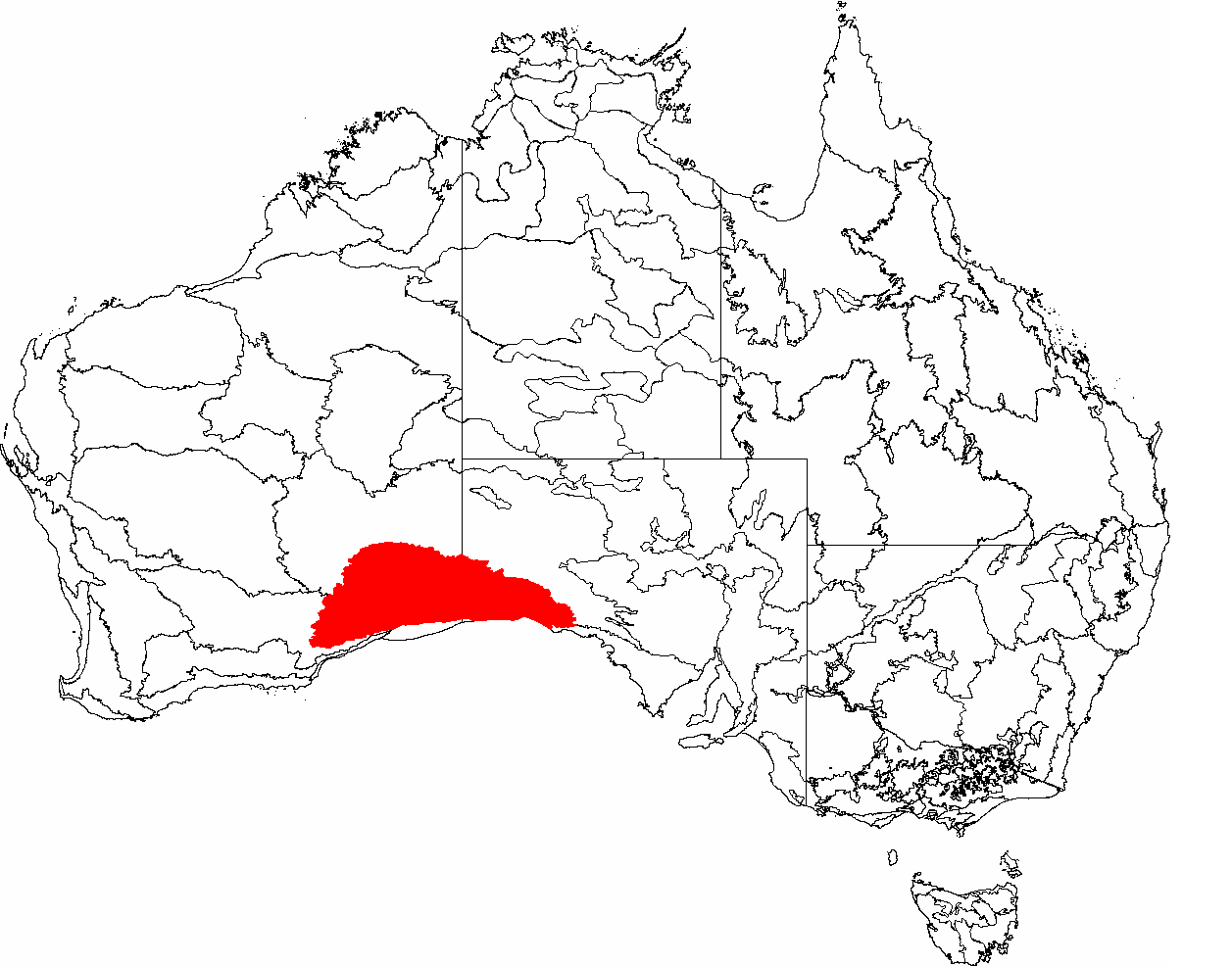 Map Of Australia Nullarbor Plain