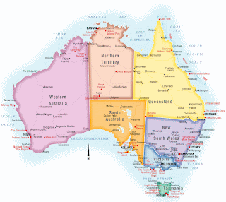 Map Of Australia Nullarbor Plain