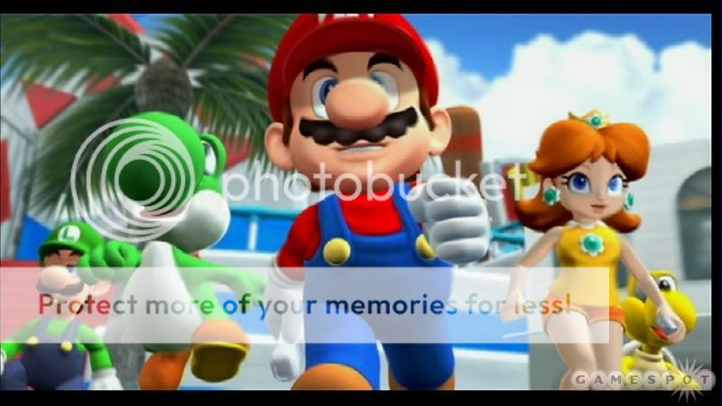 Mario Game Over Screen