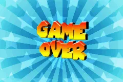 Mario Game Over Screen