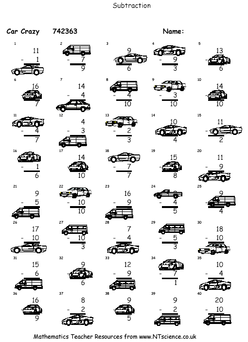 Maths Homework Sheets Ks3