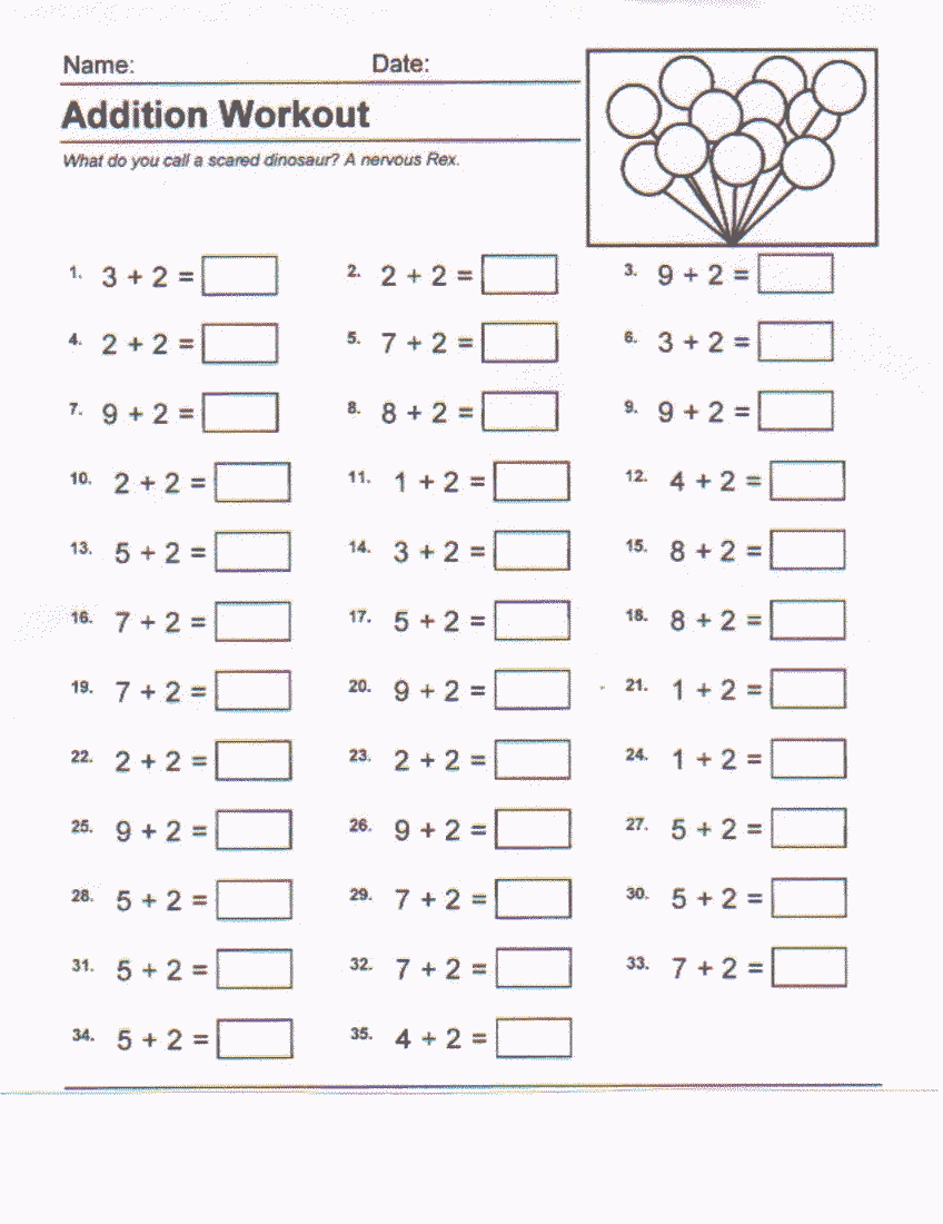 Maths Homework Sheets Year 1