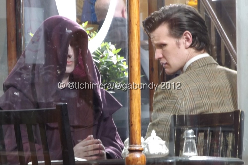 Matt Smith Doctor Who Filming