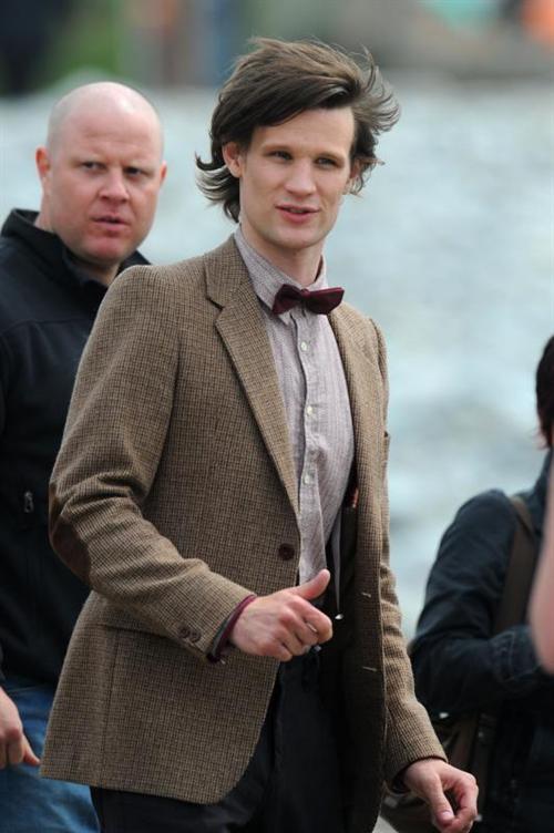 Matt Smith Doctor Who Filming