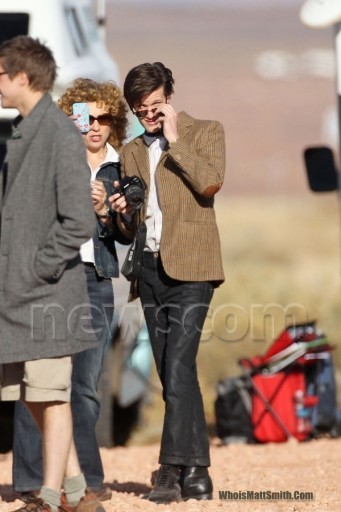 Matt Smith Doctor Who Filming