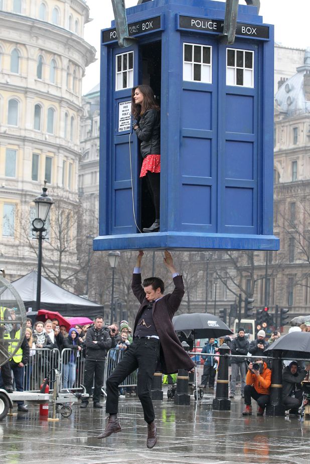 Matt Smith Doctor Who Filming