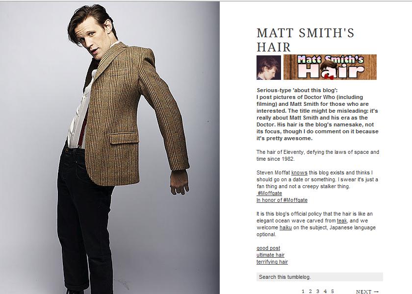 Matt Smith Haircut