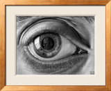 Mc Escher Eye Poster