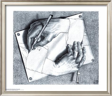 Mc Escher Hands Drawing Hands