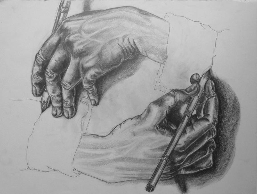 Mc Escher Hands Drawing Hands