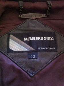 Members Only Leather Jacket Men