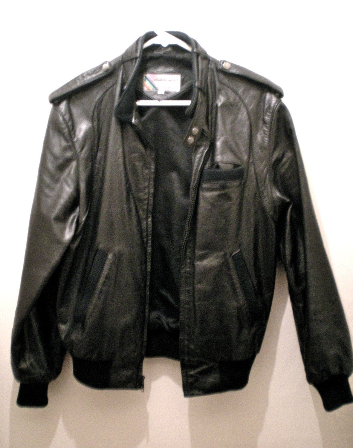 Members Only Leather Jacket Men