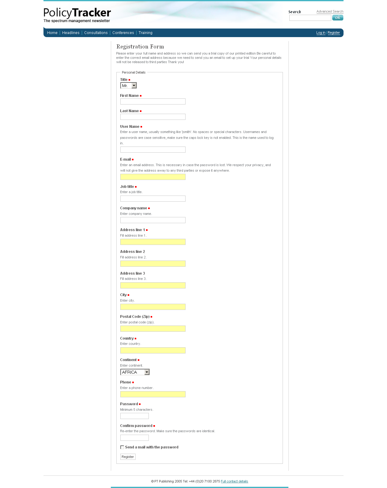 Membership Application Form Template