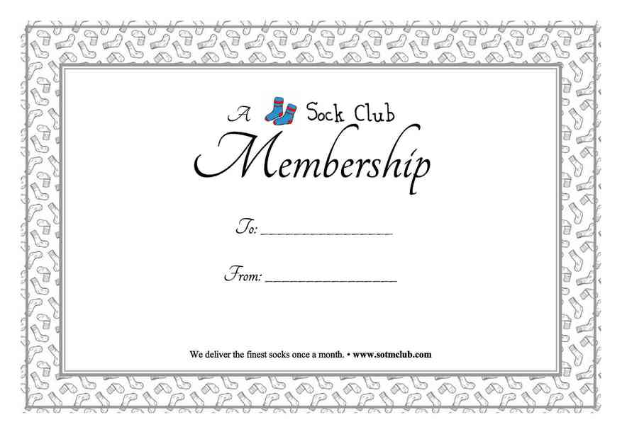 Membership Certificate Design