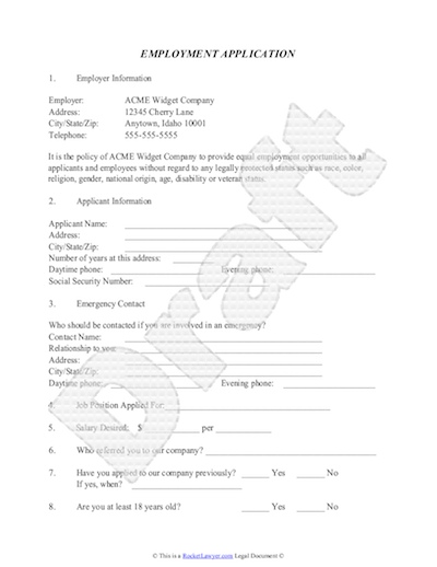 Membership Form Templates Free