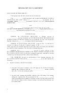 Memorandum Of Agreement Sample Format