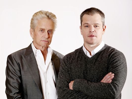 Michael Douglas Matt Damon Hbo