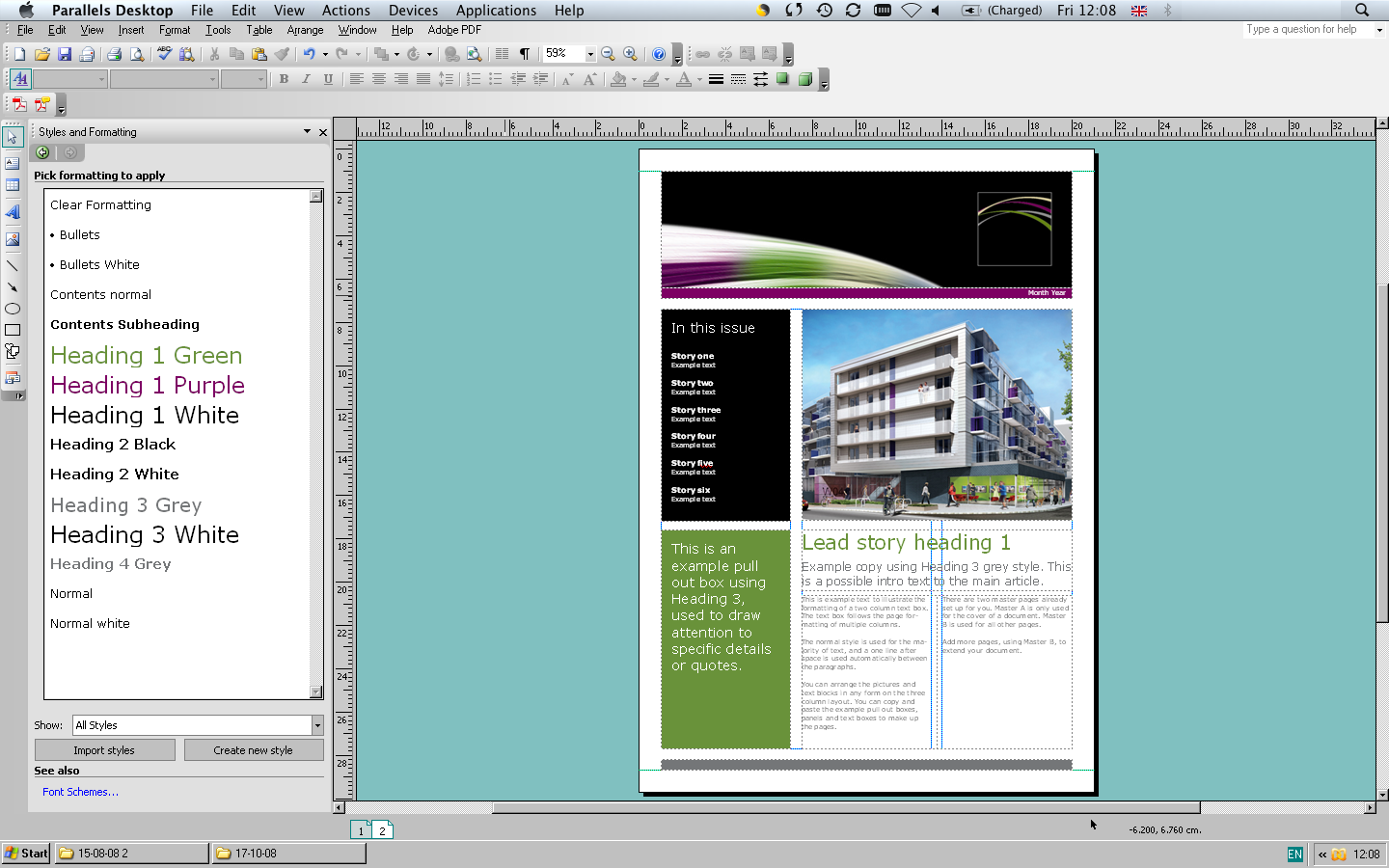 Microsoft Publisher Templates