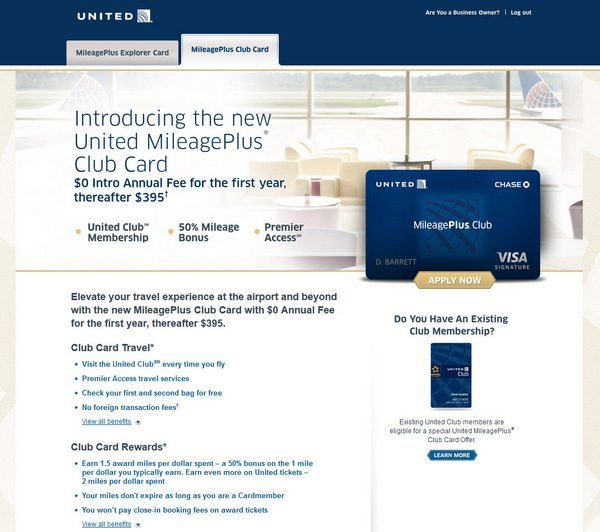 Mileageplus Explorer Card Credit Score