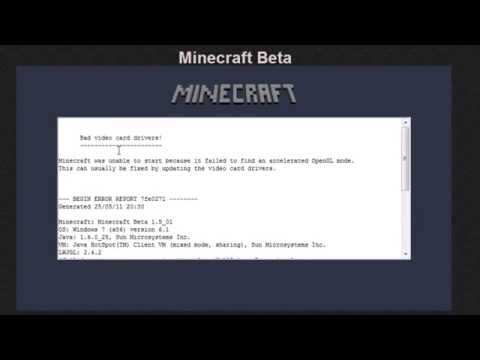 Minecraft Bad Video Card Drivers Fix Windows Vista