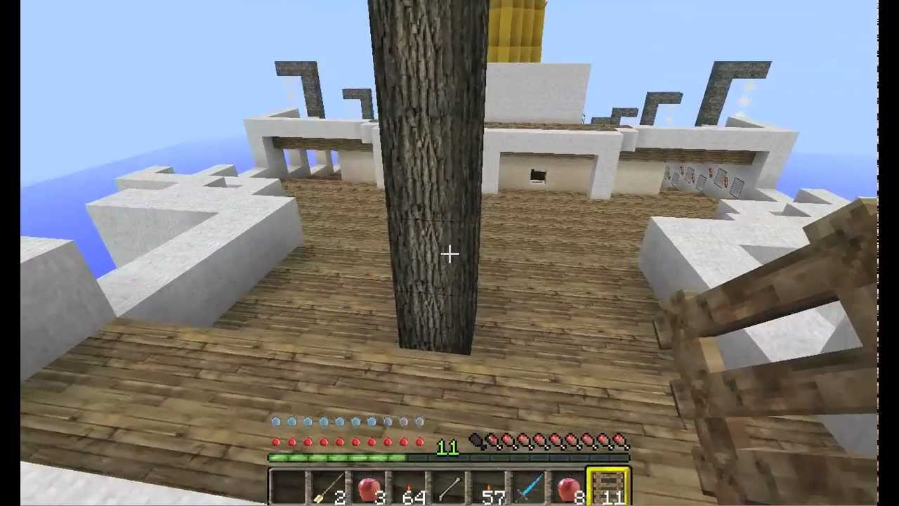 Minecraft Titanic Sinking Map