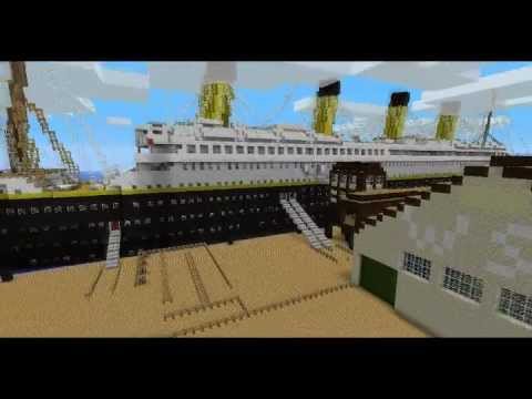 Minecraft Titanic Sinking Map