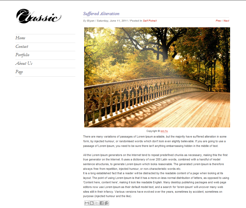 Minimal Blogspot Templates