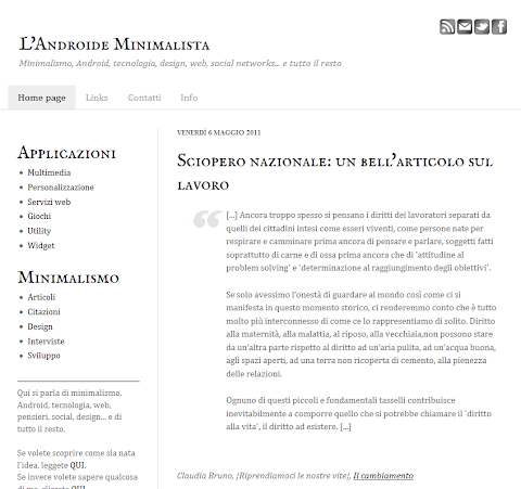 Minimal Blogspot Templates