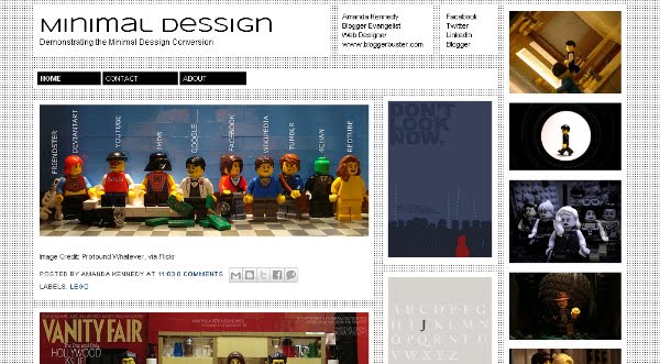 Minimal Blogspot Templates