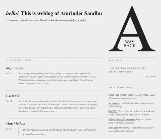 Minimalist Web Design Inspiration