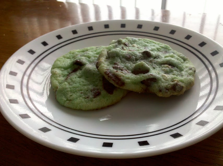 Mint Chocolate Chip Cookies Recipe