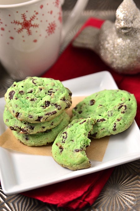 Mint Chocolate Chip Cookies Recipe From Scratch