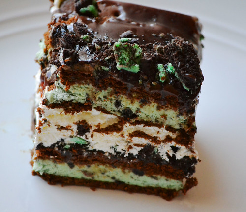 Mint Chocolate Ice Cream Cake