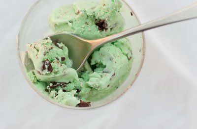 Mint Chocolate Ice Cream Cone