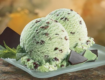 Mint Chocolate Ice Cream Cone