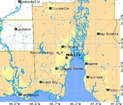 Mobile Alabama Map