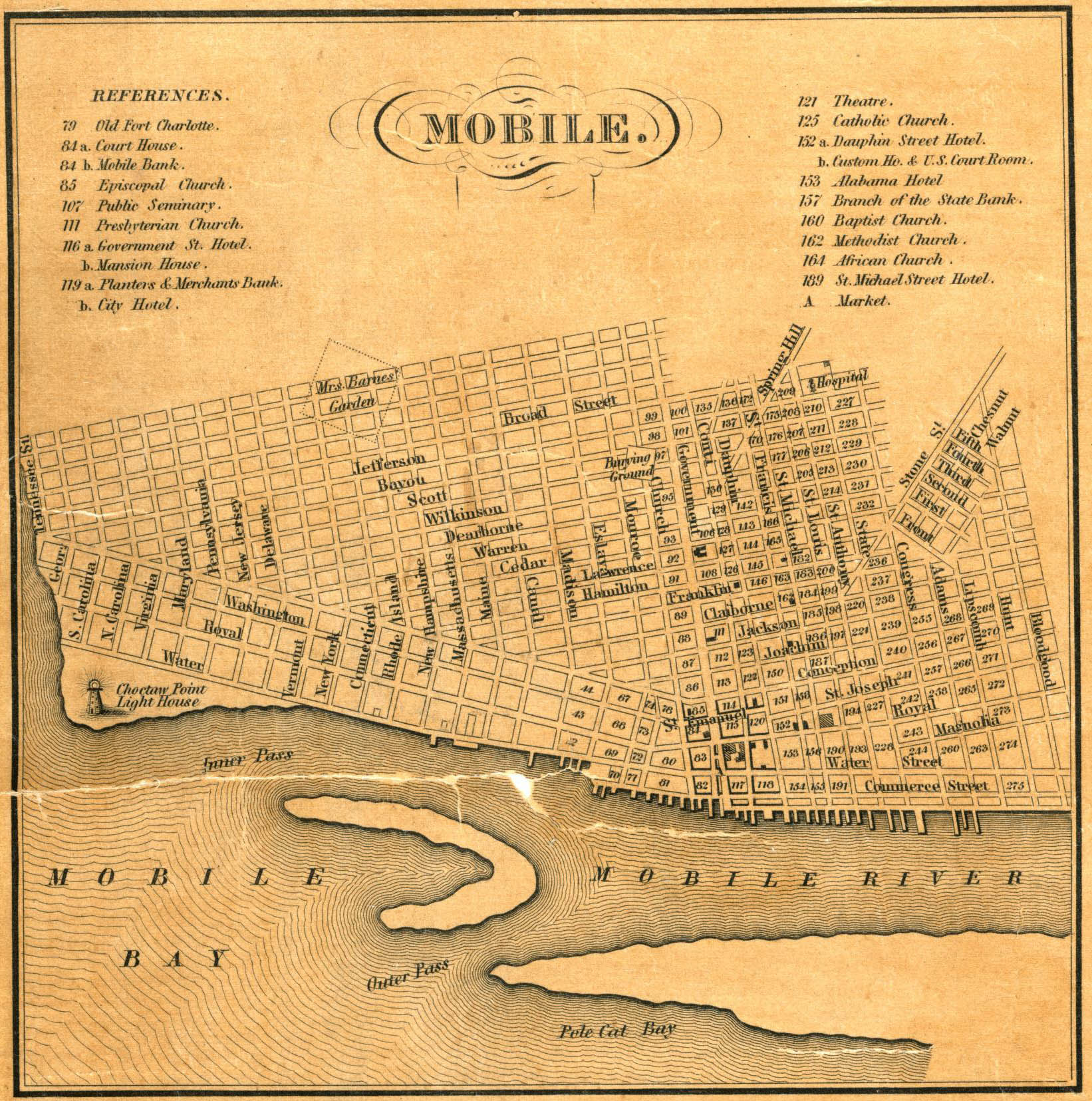 Mobile Alabama Map