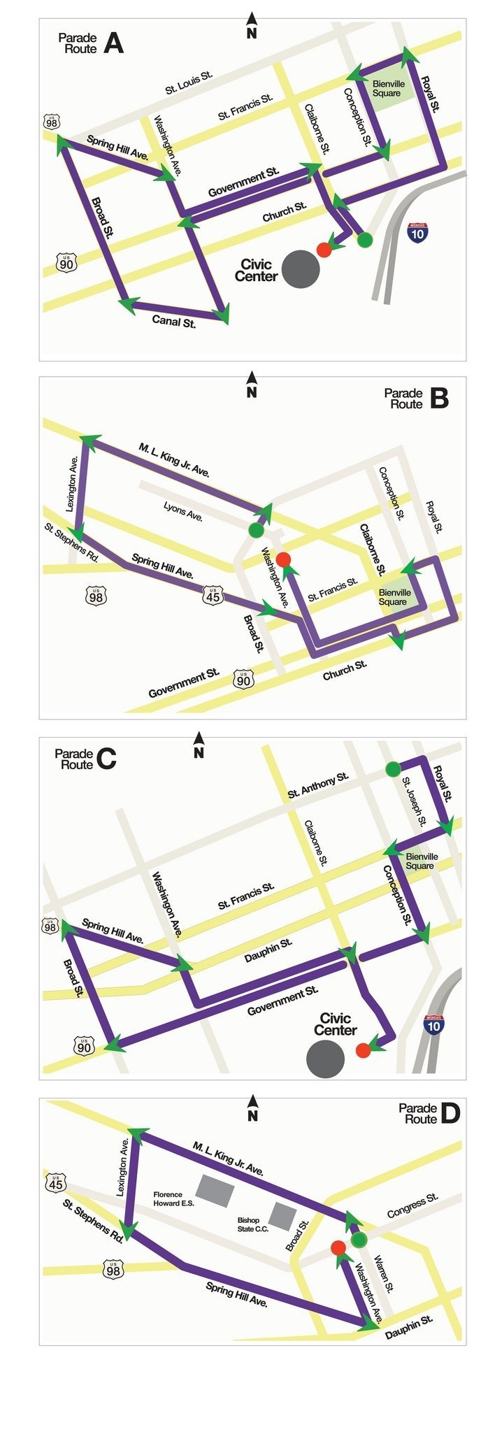 Mobile Alabama Mardi Gras Parade Route