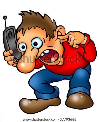 Mobile Phone Cartoon Images