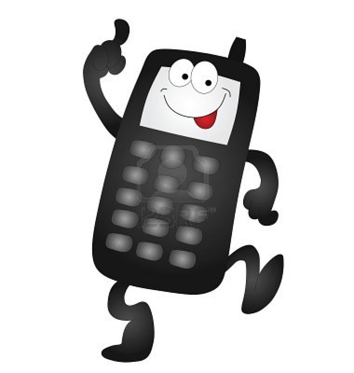 Mobile Phone Cartoon Picture