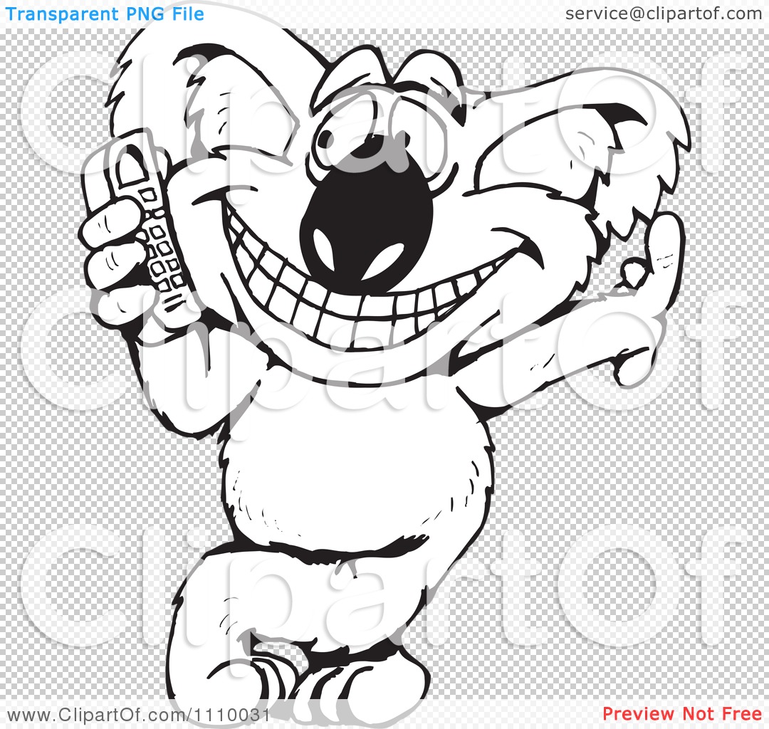 Mobile Phone Clipart Black And White