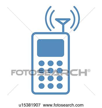 Mobile Phone Icon Clip Art