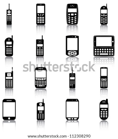 Mobile Phone Icon Vector