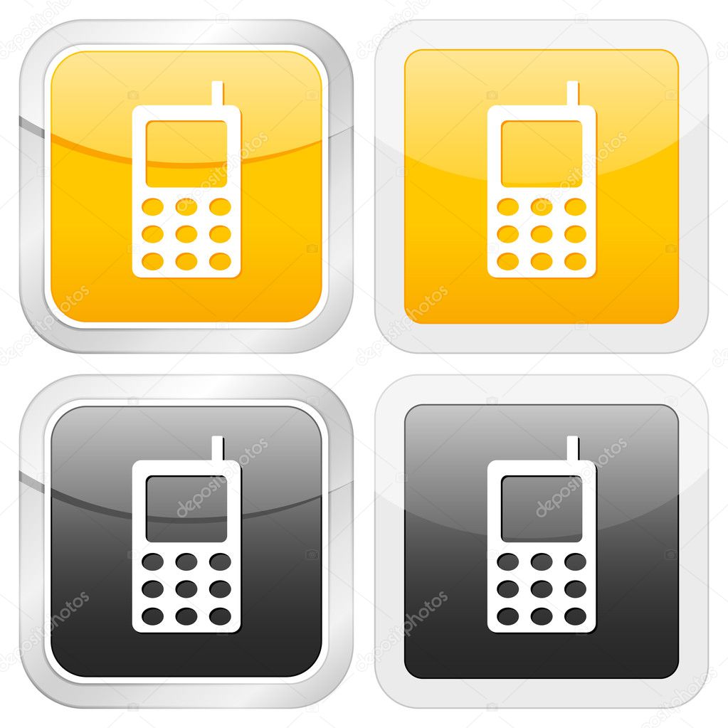 Mobile Phone Icon Vector