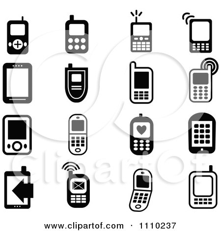 Mobile Phone Icon Vector