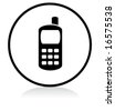 Mobile Phone Icon Vector