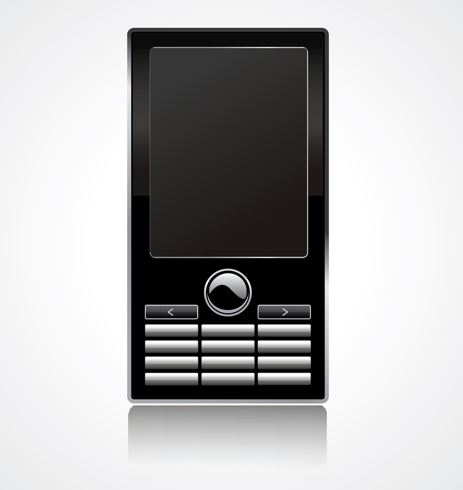 Mobile Phone Icon Vector Free