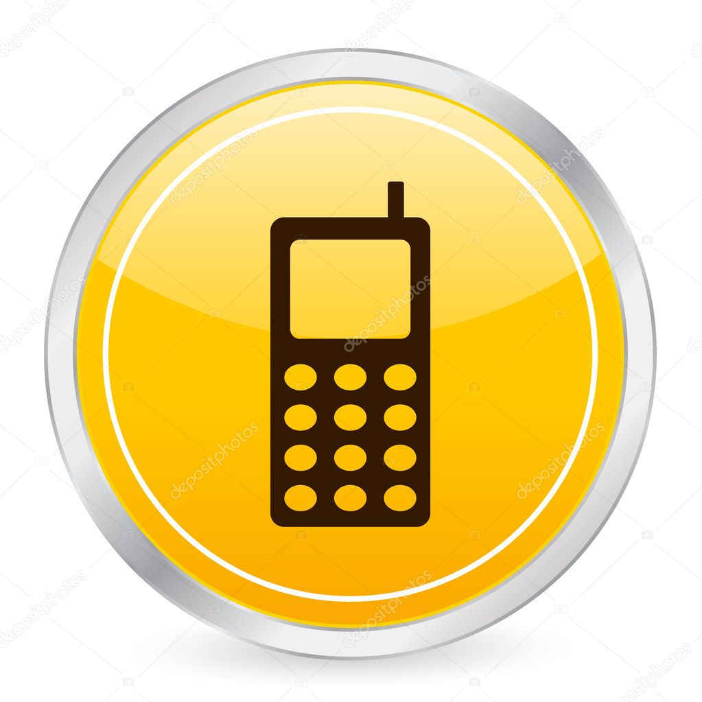 Mobile Phone Icon Vector Free