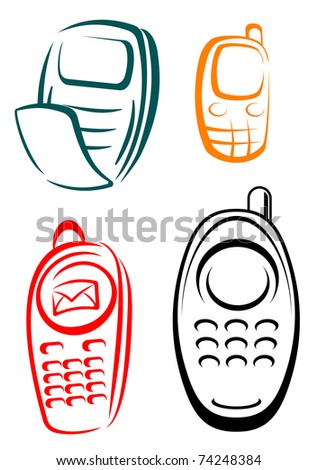 Mobile Phone Logo Vector