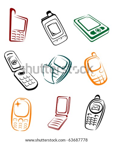 Mobile Phone Logo Vector